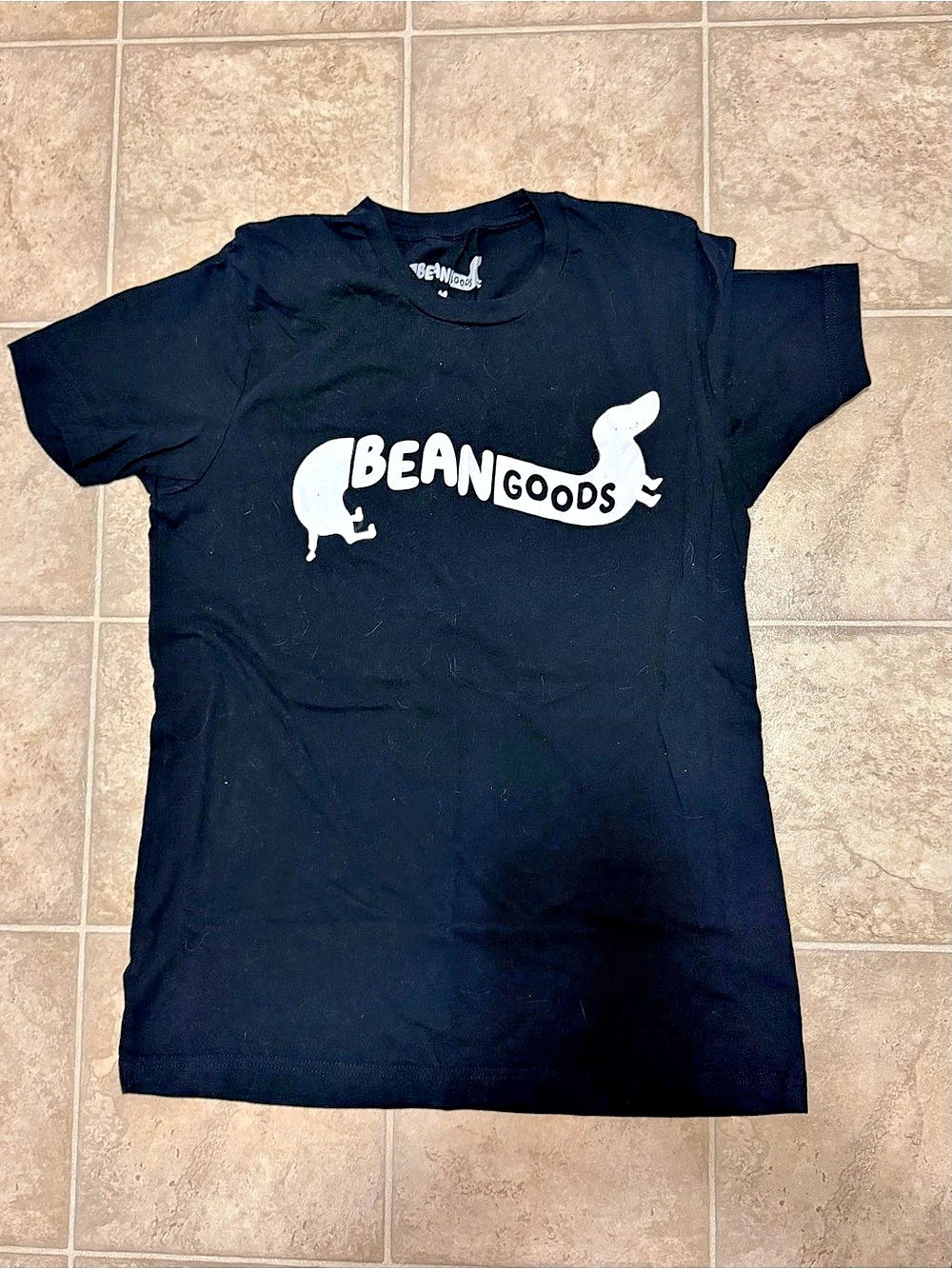 BeanGoods Dachshund Signature Tee Graphic Short Sleeve Tee - Black